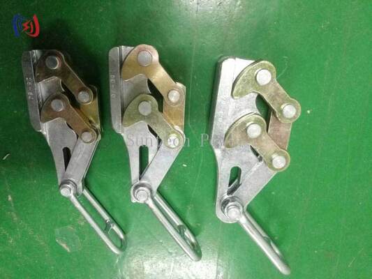 Tenitore di filo di terra a doppia camma professionale con carico nominale da 10-30KN per fili da 11-15 mm e pinza resistente alla corrosione Come Along