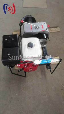 Argano motorizzato professionale da 4,04-9,6KW per il traino di cavi pesanti e la posa di conduttori nei lavori di linea elettrica