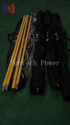 Piombo di messa a terra professionale per tensione 10-500KV con 25-50mm2 di rame e 1000-5500mm di lunghezza totale per messa a terra elettrica sicura