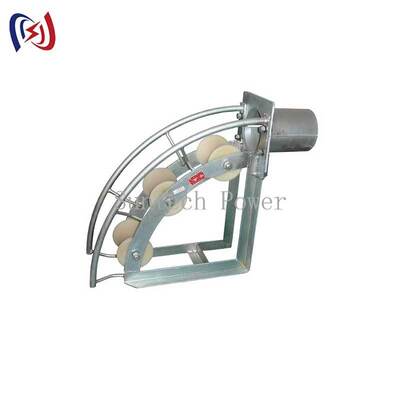 Roller di protezione dell'ingresso del cavo della serie C professionale con diametro del tubo da 80 a 200 mm per il tiraggio del cavo resistente alla corrosione e a basso attrito