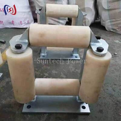Rullo per cavi con cornice da 20 KN: trazione sotterranea per carichi pesanti da 180 mm
