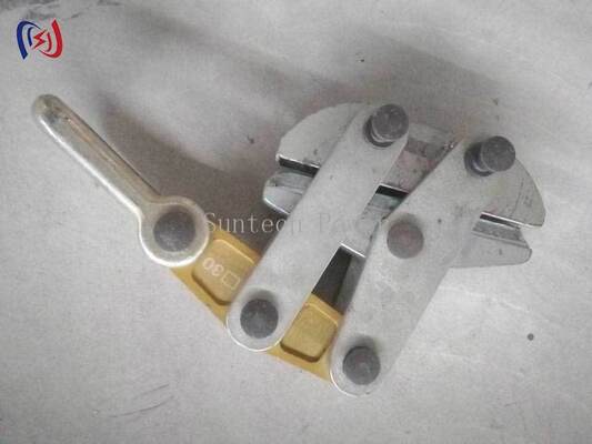 Agganciatore di corda in acciaio anti-torsione Come Along Clamp 50-200KN per 11-30mm Stringing della linea di trasmissione