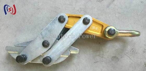 Agganciatore di corda in acciaio anti-torsione Come Along Clamp 50-200KN per 11-30mm Stringing della linea di trasmissione