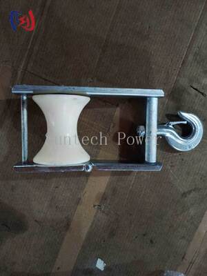 Blocco di stringa del cavo aereo con dimensioni di fascia 120x130 mm e carico nominale di 5KN per conduttore ABC