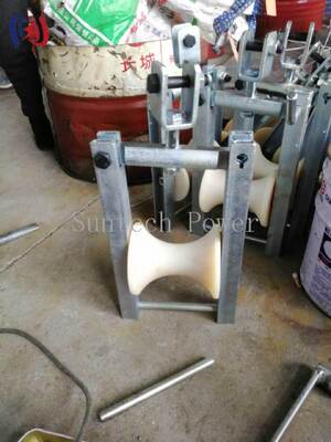 Blocco di stringa del cavo aereo con dimensioni di fascia 120x130 mm e carico nominale di 5KN per conduttore ABC