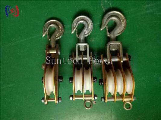 10-100KN Scavo di sollevamento in lega di alluminio con fascia di nylon MC per sollevamento leggero