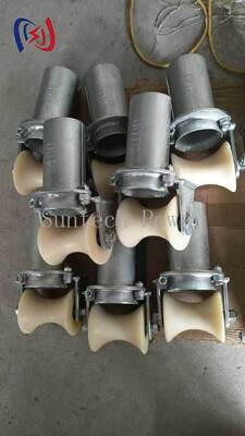 Puliera a rulli di cavi resistenti alla corrosione chiudibile da 80-200 mm per la protezione dell'ingresso del tubo