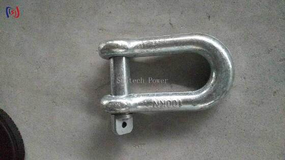 Catene di sollevamento in acciaio in lega con pin lock e galvanizzate a caldo per carico nominale di 300KN