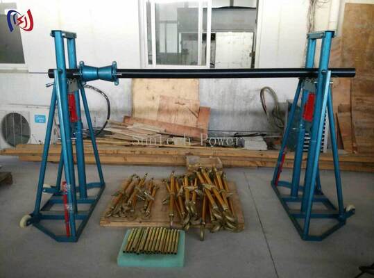 Sosta per bobine di cavi galvanizzati 50-300KN Carico 2400-5000mm Sosta per tamburi di conduttore
