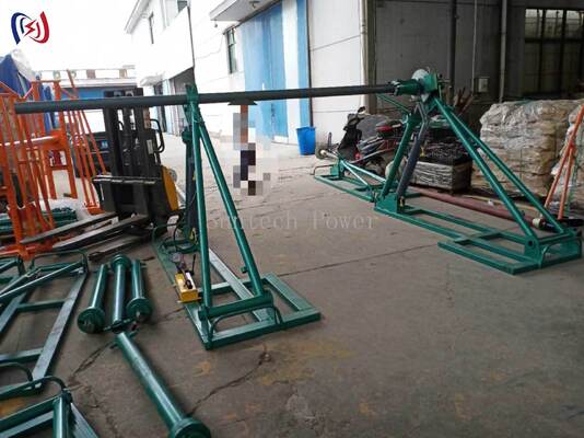 SIPZ Supporto Modulare per Bobine di Cavo 30-100KN Montaggio Senza Attrezzi Supporto per Tamburo Conduttore