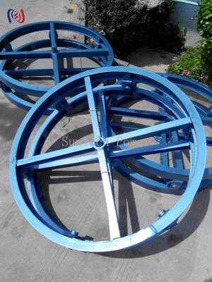 Supporto per bobina cavi verticale 10-70KN 500-1500mm Supporto per tamburo conduttore Salvaspazio