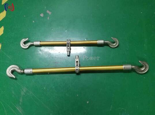 Tornitura in alluminio a doppio gancio 10-50KN carico nominale con lega di alluminio leggera e finitura anodizzata