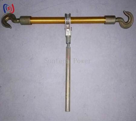 Torniquete de doble gancho de aluminio 10-50KN Herramientas de tendido de conductores anodizadas