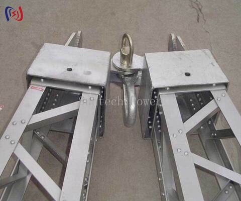 Pallone a griglia modulare a forma di A con rivestimento resistente alla corrosione per l'erezione di torri da 8 a 28 metri