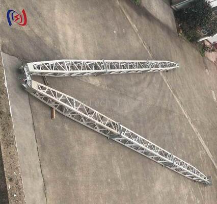 Pallone a griglia modulare a forma di A con rivestimento resistente alla corrosione per l'erezione di torri da 8 a 28 metri