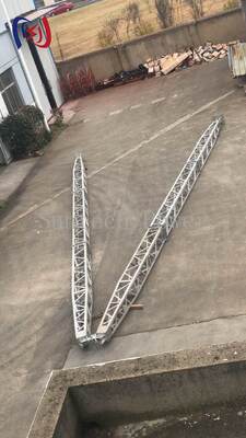 Pallone a griglia modulare a forma di A con rivestimento resistente alla corrosione per l'erezione di torri da 8 a 28 metri