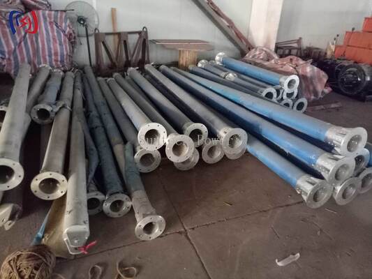 Pali A-Shape Tubolare 120x7mm 6-13m Strumenti di Montaggio Torre Rivestiti Anticorrosione