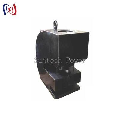 Punzonatrice idraulica da 500KN con corpo in acciaio forgiato 20CrMnTi e punzonatrice per barre collettrici con diametro gola di 115mm