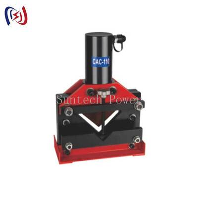 Tagliatrice idraulica di acciaio ad angolo 350KN per acciaio a torre di trasmissione 110 x 110 x 10 mm