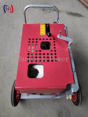 3.7KW Macchina di Trazione per Cavi Ottici 3KN Argano per Cavi con Velocità 50-60 m/min per Tiraggio di Condotti in Fibra Ottica