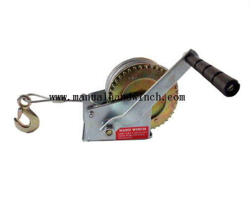Argano di Mini Steel Marine Manual Cable/argano portatile della manovella per il rimorchio della barca