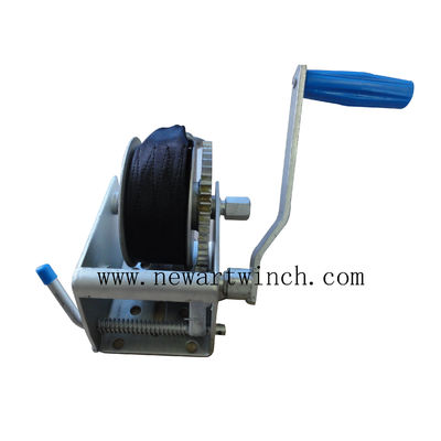 tamburo 700kg Marine Manual Hand Crank Winch di 130mm