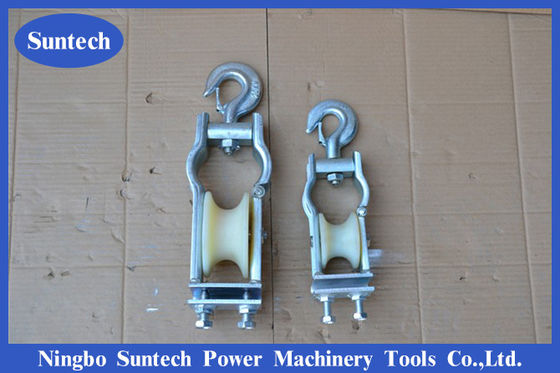 Linea di trasmissione conduttore universale Stringing Pulley Block di stile del gancio