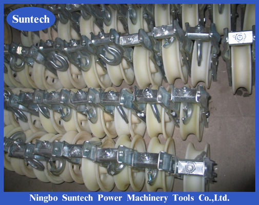 Singolo conduttore di nylon Pulley Stringing Blocks della ruota per la linea di trasmissione