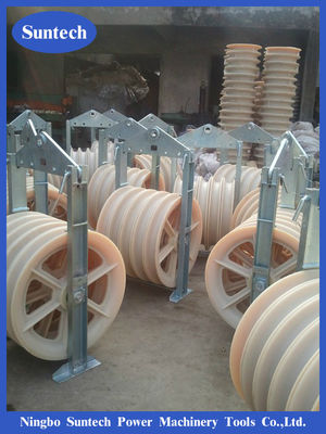 822mm ACSR 630 MC Linea aerea puleggia in nylon che mette insieme blocchi per conduttore