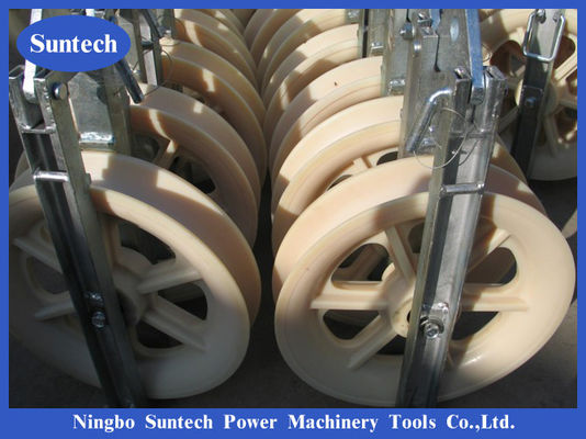 Linea sopraelevata singolo blocchetto di Stringing Triple Pulley del conduttore della carrucola