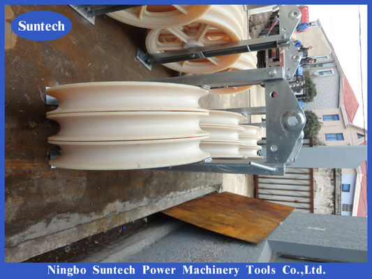 covoni di nylon galvanizzati 660x100mm della struttura d'acciaio che mettono insieme conduttore Pulley Block