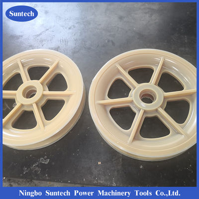 508x100mm MC Nylon Puleggia Ruote Conduttore Stringing Block Con Cuscinetti