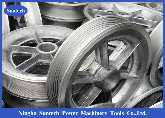paranco di alluminio del conduttore del cavo metallico 40KN con rivestimento in neoprene