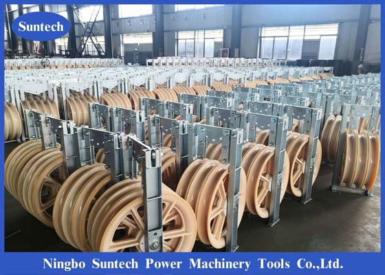 Linea di trasmissione Elicottero in bundle Conduttore Stringing Pulley Block