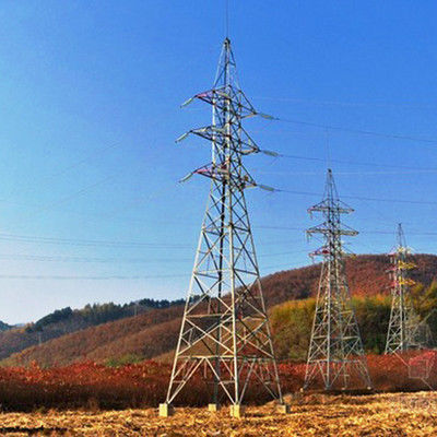 Linea elettrica della trasmissione dell'acciaio Q235 Q345 di HDG torre