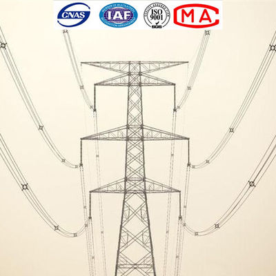 Torre galvanizzata della immersione calda Q235 Electric Power per la linea sopraelevata