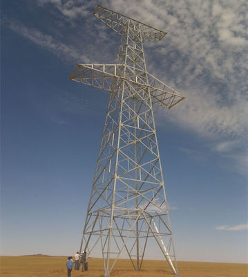 Linea elettrica d'acciaio galvanizzata calda di Q345 Q235 torre