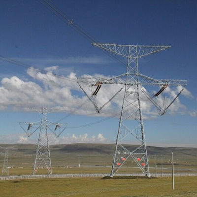 linea di trasmissione 35 66 110 220kv sito di Angel Steel Tower For Construction