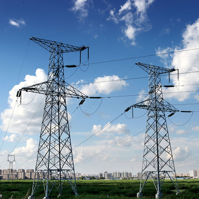 4 torre d'acciaio fornita di gambe del trasporto di energia di Q355 Q255