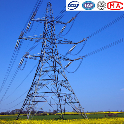 Doppia torre d'acciaio del trasporto di energia di angolo di circuito
