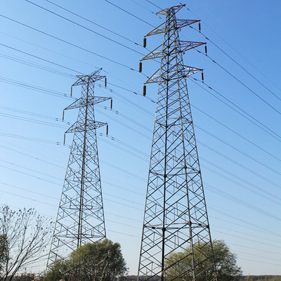 Immersione calda tubolare 330kv galvanizzato Angel Steel Lattice Tower