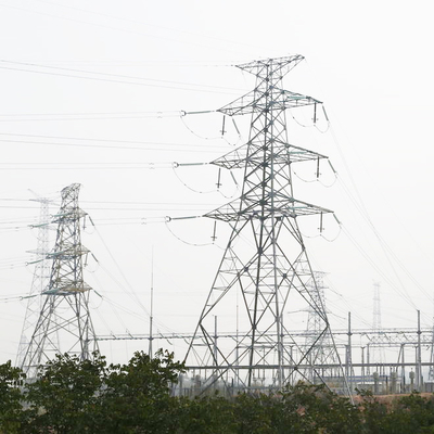 4 330kv forniti di gambe hanno galvanizzato Angel Steel Lattice Transmission Tower