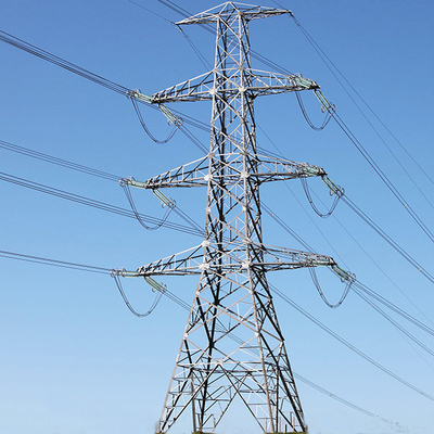 Linea di trasmissione galvanizzata di Angel Steel 500KV della immersione calda torre