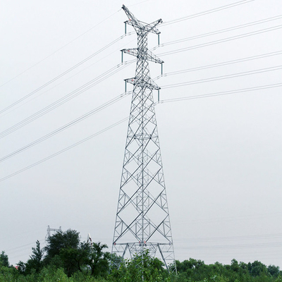Torre galvanizzata della trasmissione della grata dell'acciaio Q355 Q255 della immersione calda