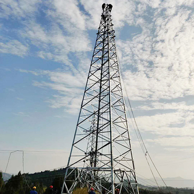 Torre galvanizzata della trasmissione della grata dell'acciaio Q355 Q255 della immersione calda