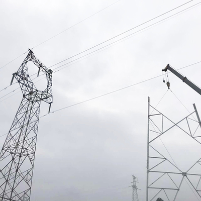Torre della trasmissione di ISO9001 Cat Head Angle Steel Power
