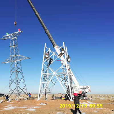 Fiume trasversale Angel Steel 35 linea di trasmissione 66 110 220KV torre