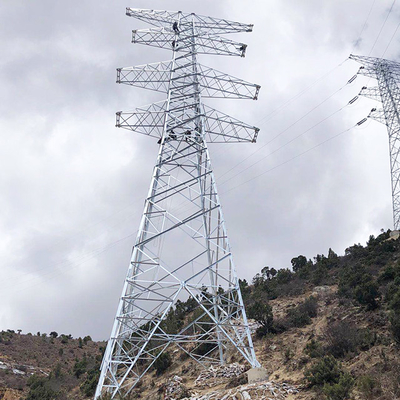 La tolleranza del vento forte ingraticcia la torre d'acciaio di angolo di Q355 Q255