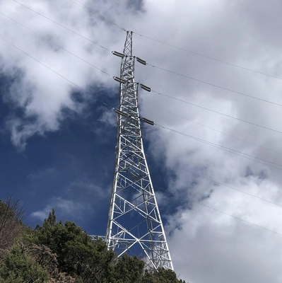 110 torre d'acciaio angolare fornita di gambe della trasmissione della grata 132kV 4