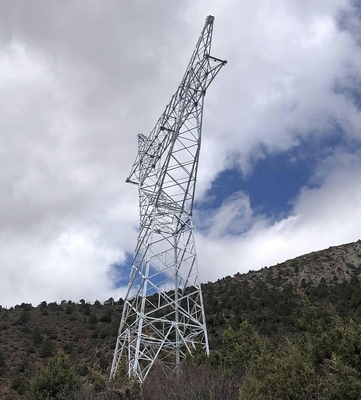 110 torre d'acciaio angolare fornita di gambe della trasmissione della grata 132kV 4